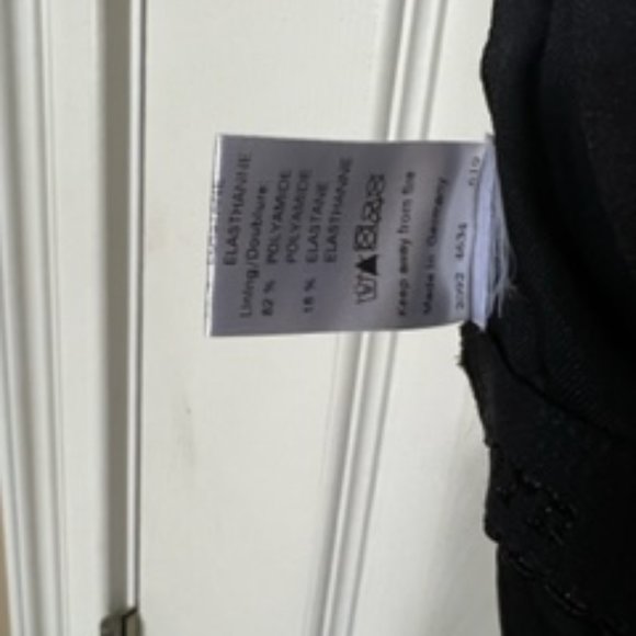 Maryan Mehlhorn Classic Black Tank Swimsuit - Picture 9 of 9